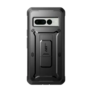 Vivid Texture Minimal Feature Google Pixel 7 Pro Unicorn Beetle PRO Rugged Holster Case-Black