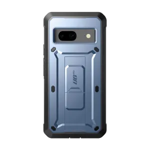 Google Pixel 7 Unicorn Beetle PRO Rugged Holster Case-Metallic Blue Shock Proof Hybrid Material