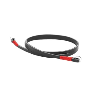 Phone Holder Gordy's Lug Mount Horizontal Leather Neck Strap 50in - Black/Red