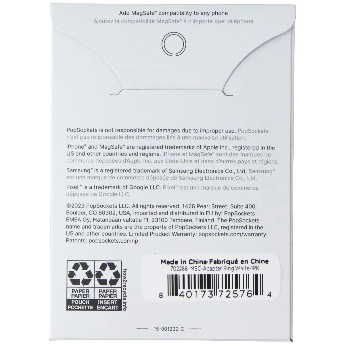 PopSockets Magnetic Phone Grip and Stand for MagSafe - Glitter Pop Socket Colorful Gift Grip Clip One