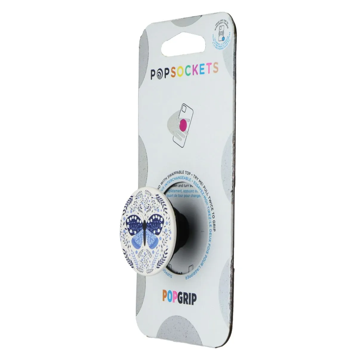 PopSockets PopGrip Swappable Grip & Stand - Boho Butterfly Selfie Grip Grip Pro
