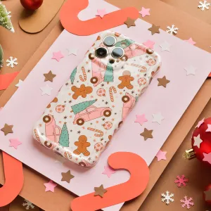 Car Accessory Water Resistant Wavy Phone Case - Driving Home for Christmas