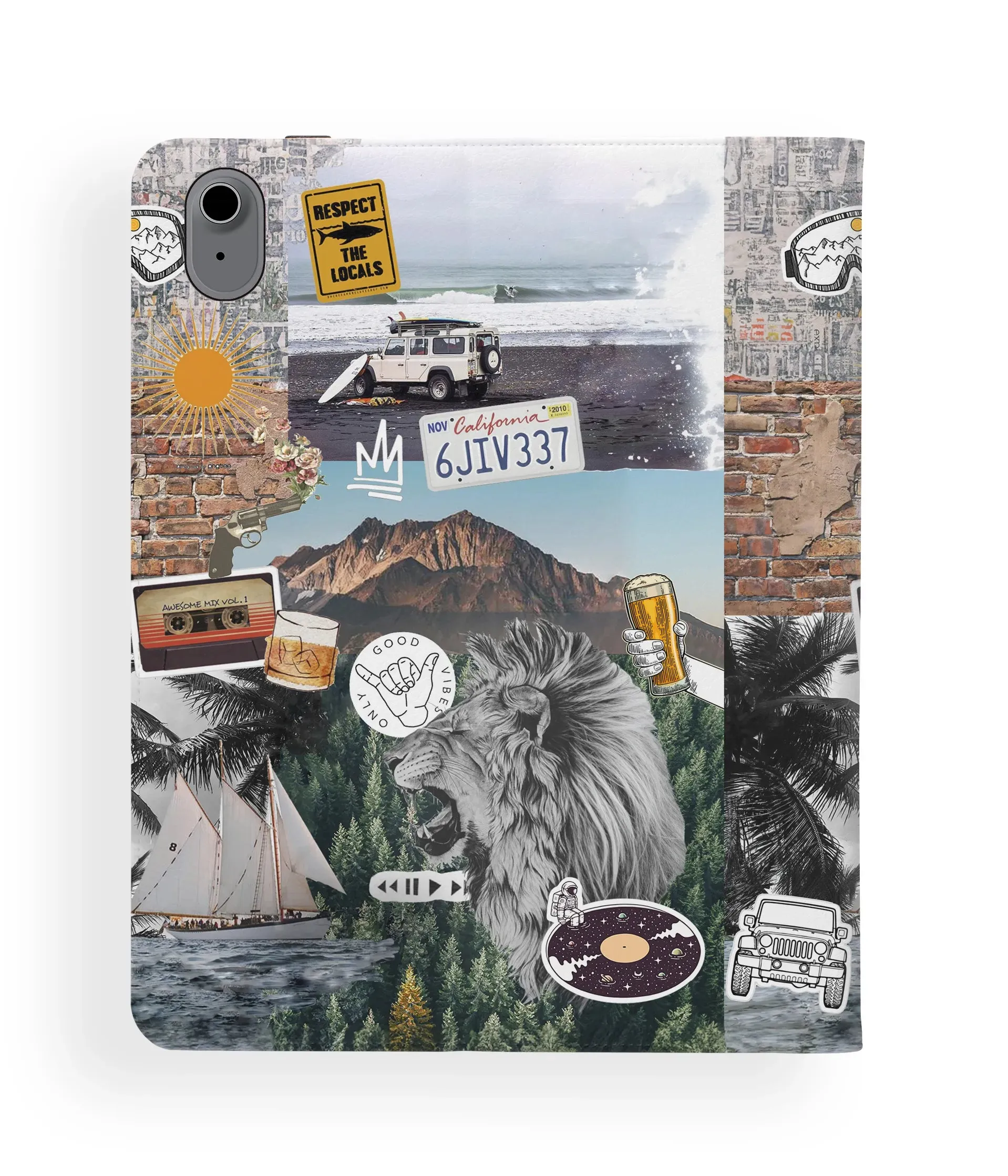 Tablet Sleeve Travel Lite Tablet Armor Shield Lite Groovy iPad Folio