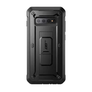 Galaxy S10 Plus Unicorn Beetle Pro Full Body Rugged Holster Case-Black Matte Touch