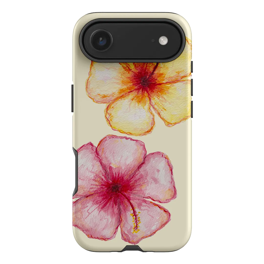 Hibiscus Flower Yellow Luxury Detail Texture Slim Look