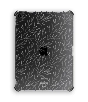 shockproof pad protector Hibiscus iPad Clear Case