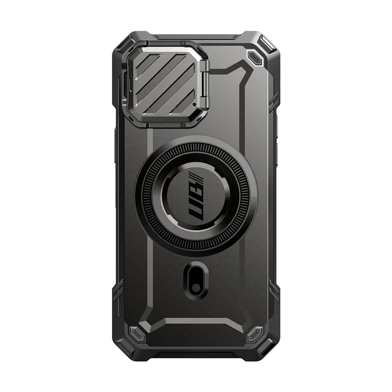 iPhone 15 6.1 inch Unicorn Beetle MAG XT MagSafe Case-Black Minimal Grip