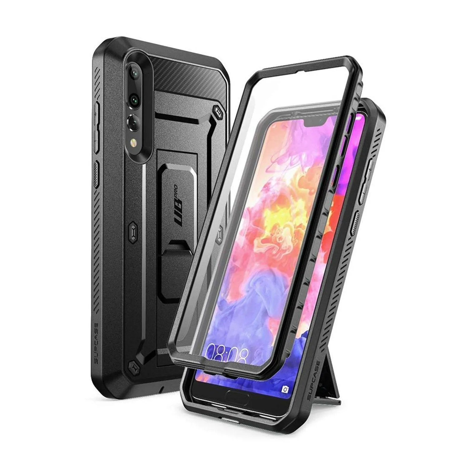 Huawei P20 Pro Unicorn Beetle Pro Rugged Case-Black Soft Design
