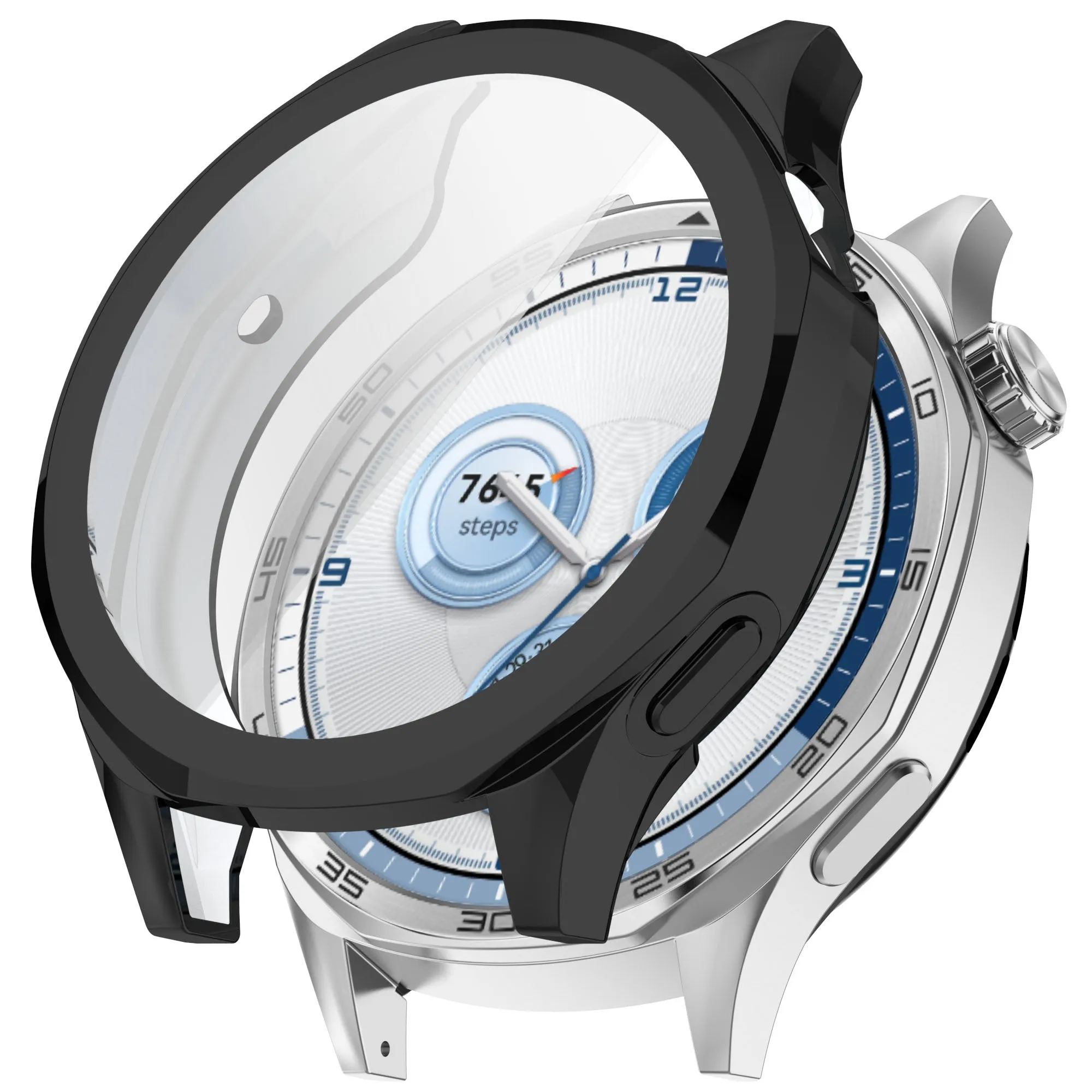 Huawei Watch GT 5 - 46mm TPU Case (Black) Water Sport Ready Corner Bumper