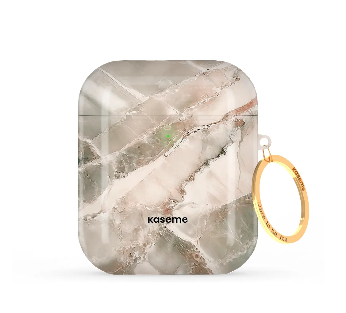 Mythical Marble AirPods Case shock absorbing silicone cover durable matte ergonomic protector