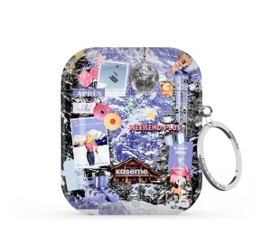 lightweight ergonomic neon pocket silicone airpods protector Universal Everyday Case Happy Hour Airpods Case