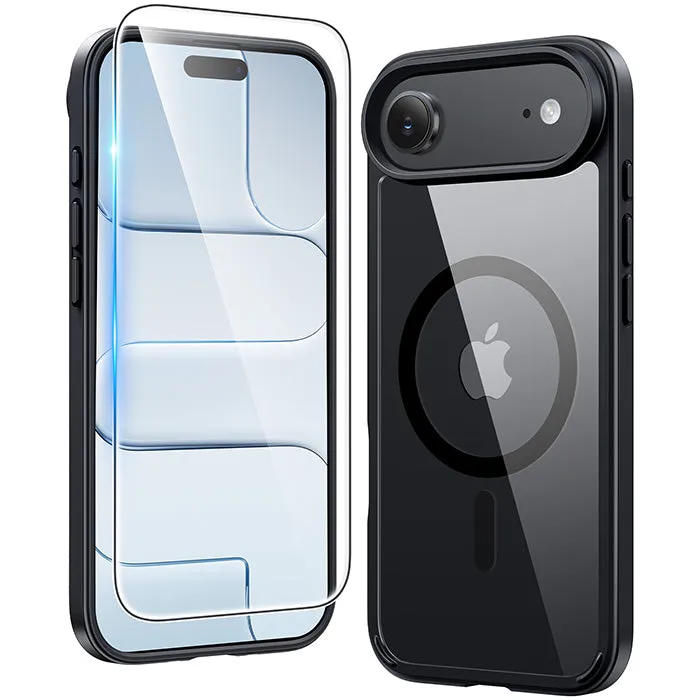 Fashion Look FNTCASE For iPhone Air Clear Case: Magnetic Charging Shockproof Magsafe Support