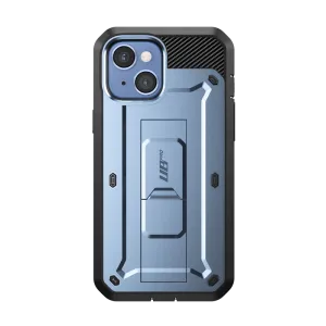 iPhone 14 6.1 inch Unicorn Beetle PRO Rugged Case-Metallic Blue Soft Design Soft Grip Finish