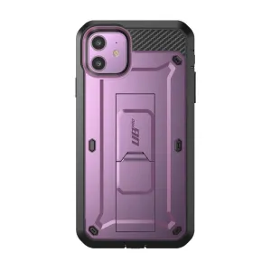 Matte Texture Design iPhone 11 6.1 inch Unicorn Beetle Pro Rugged Case-Metallic Purple