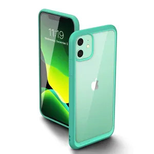clean design iPhone 11 6.1 inch Unicorn Beetle Style Slim Clear Case-Green
