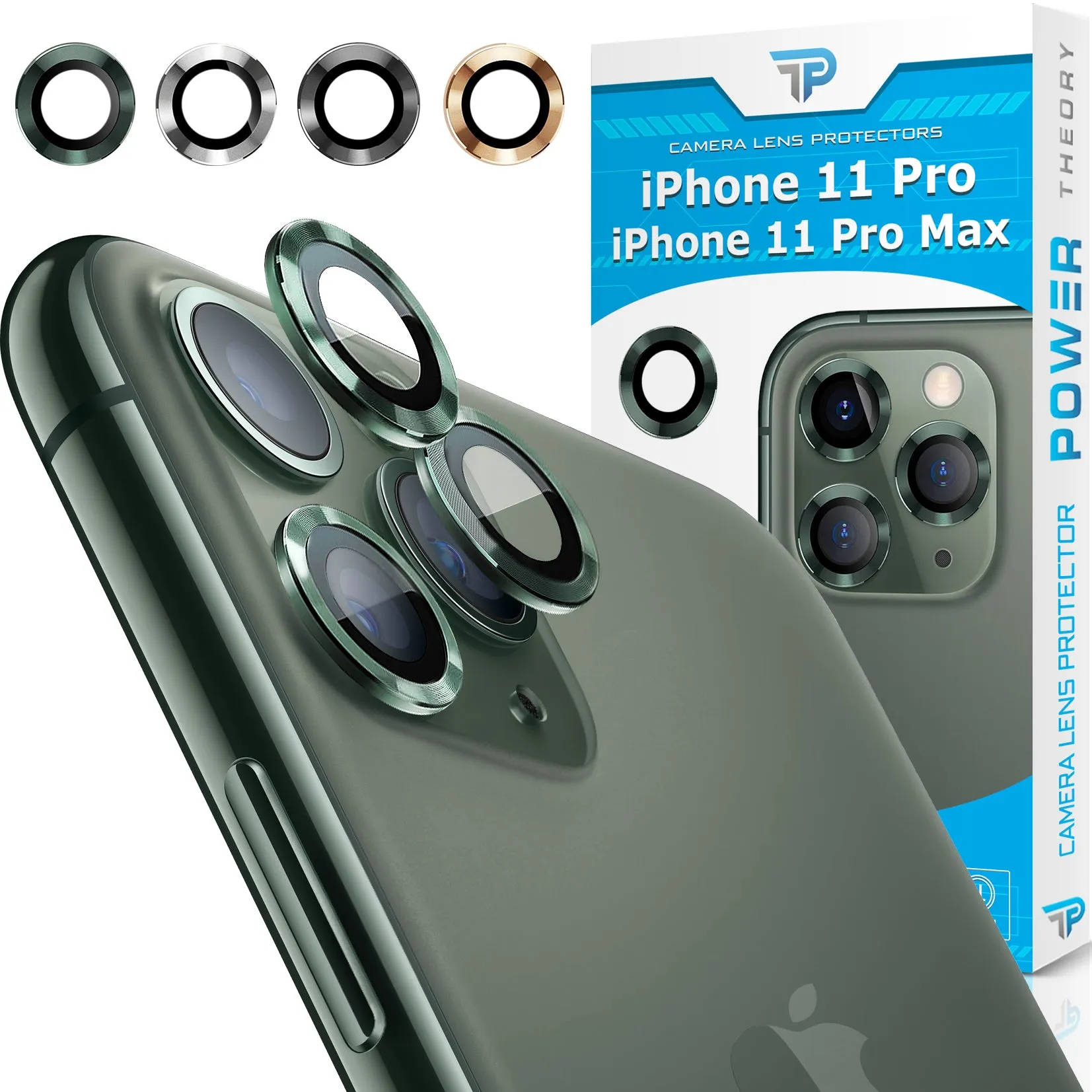 Screen Protector Film premium screen guard iPhone 11 Pro / 11 Pro Max Tempered Glass Camera Lens Protector [3-Pack]