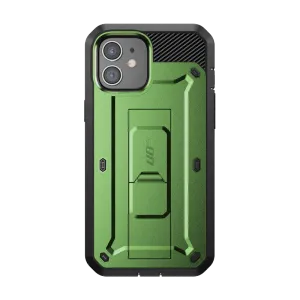 Durable Finish Layer iPhone 12 mini 5.4 inch Unicorn Beetle Pro Rugged Case-Dark Green