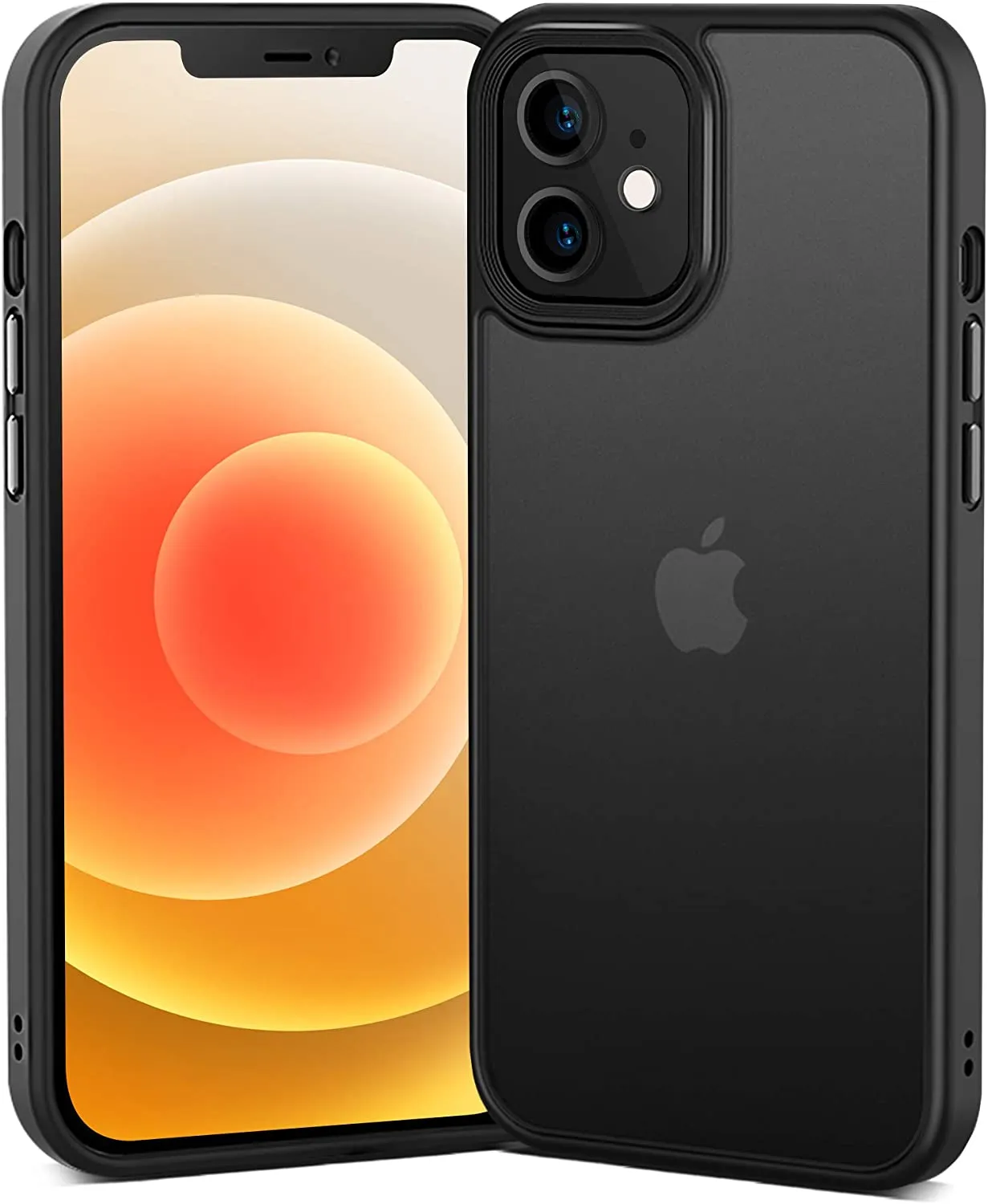 iPhone 12 Mini Case with Exchangeable Buttons [5.4 Inch] Crystal Guard Max Pro Touch Precision