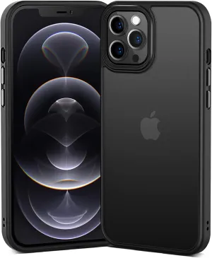 iPhone 12 Pro / iPhone 12 Case with Exchangeable Buttons [6.1 Inch] Screen Armor Max Elite