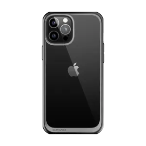 Soft touch finish iPhone 12 Pro Max 6.7 inch Unicorn Beetle Style Slim Clear Case-Black