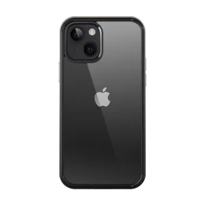 Modern Accent Glossy Look iPhone 13 6.1 inch Unicorn Beetle Edge Clear Bumper Case-Black