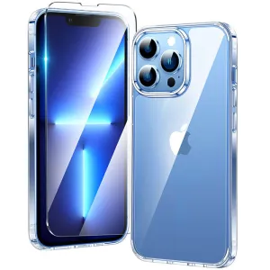 iPhone 13 Pro 6.1 inch Case: Anti-Yellowing Clear Transparent Slim Protective Case Portable Layer Rugged Build Texture