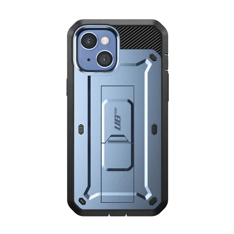 iPhone 14 Plus 6.7 inch Unicorn Beetle PRO Rugged Case-Metallic Blue hybrid design Rugged Build Texture