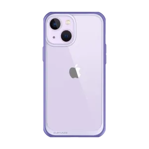 iPhone 14 Plus 6.7 inch Unicorn Beetle Style Slim Clear Case-Deep Purple Outdoor Adventure