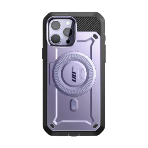 iPhone 14 Pro Max 6.7 inch Unicorn Beetle PRO MAG Rugged MagSafe Case-Deep Purple Minimal Frame