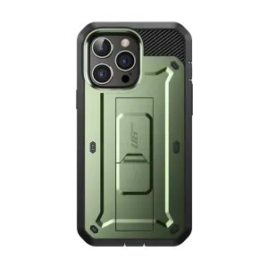 iPhone 14 Pro Max 6.7 inch Unicorn Beetle PRO Rugged Case-Dark Green Stylish Form Vivid Detail Texture