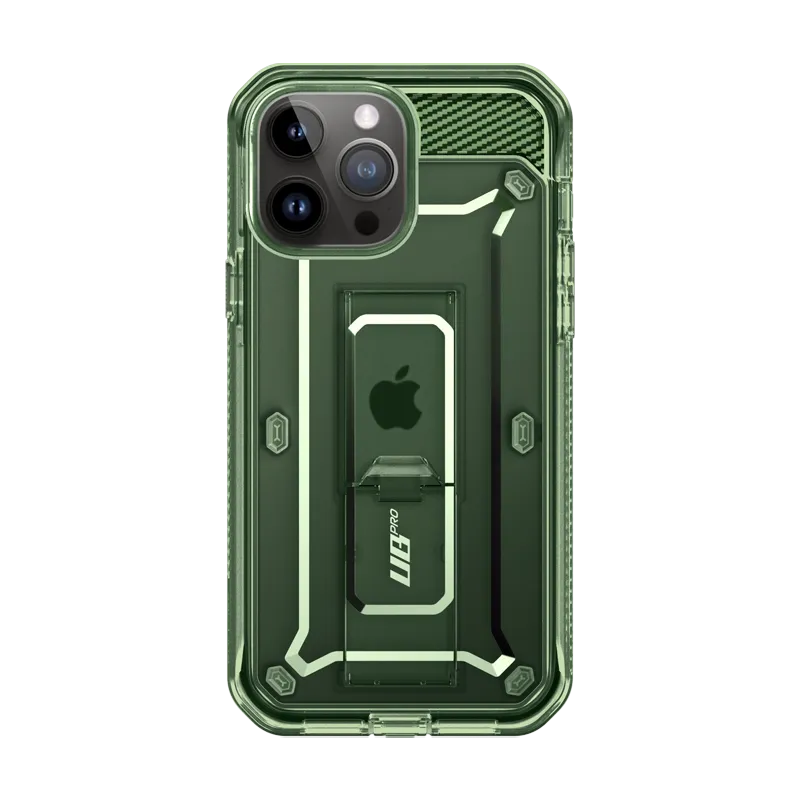 Compact Feel iPhone 14 Pro Max 6.7 inch Unicorn Beetle PRO Rugged Case-Green Fog