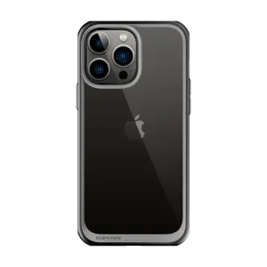 iPhone 14 Pro Max 6.7 inch Unicorn Beetle Style Slim Clear Case-Black Vivid Detail