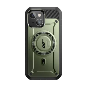 Gradient Finish Fashion Look iPhone 15 6.1 inch Unicorn Beetle PRO MAG Rugged Case-Dark Green