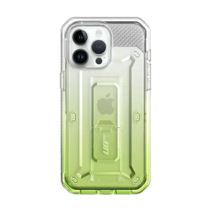 Dual Layer Eco Friendly iPhone 15 Pro Max 6.7 inch Unicorn Beetle PRO Rugged Case-Gradient Green