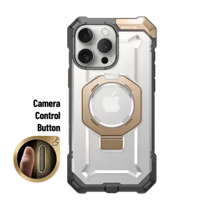 Dual Layer iPhone 16 Pro Max 6.9 inch UB Grip MagSafe Camera Control Button Phone Case-Desert Gold