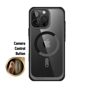 Modern Look iPhone 16 Pro Max 6.9 inch Unicorn Beetle MAG Slim Clear MagSafe Camera Control Button Case-Black