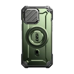 iPhone 16e  Unicorn Beetle MAG XT MagSafe Case-Dark Green Modern Grip Stylish Layer