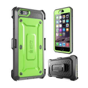 Travel Essential iPhone 6 / 6S Unicorn Beetle Pro Full Body Rugged Holster Case with Screen Protector-Green