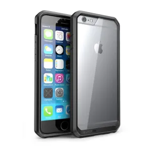 iPhone 6 Plus / 6S Plus Unicorn Beetle Hybrid Protective Bumper Case-Black Polished Surface Texture Compact Shell