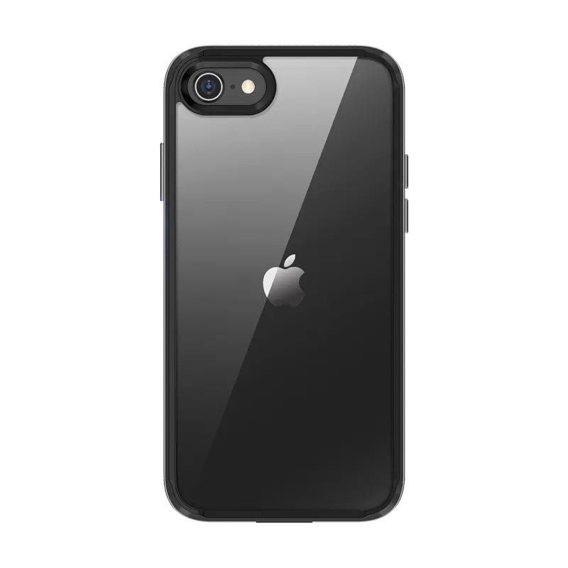 iPhone 7/ 8 Unicorn Beetle EDGE Clear Bumper Case-Black Protective Look