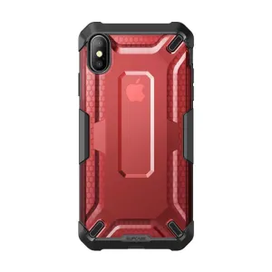 iPhone XS Max Unicorn Beetle Bumper Case-Red Shock Absorber