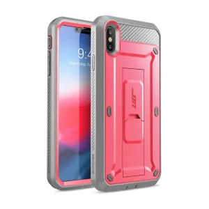 iPhone XS Max Unicorn Beetle Pro Full-Body Holster Case-Pink Subtle Touch