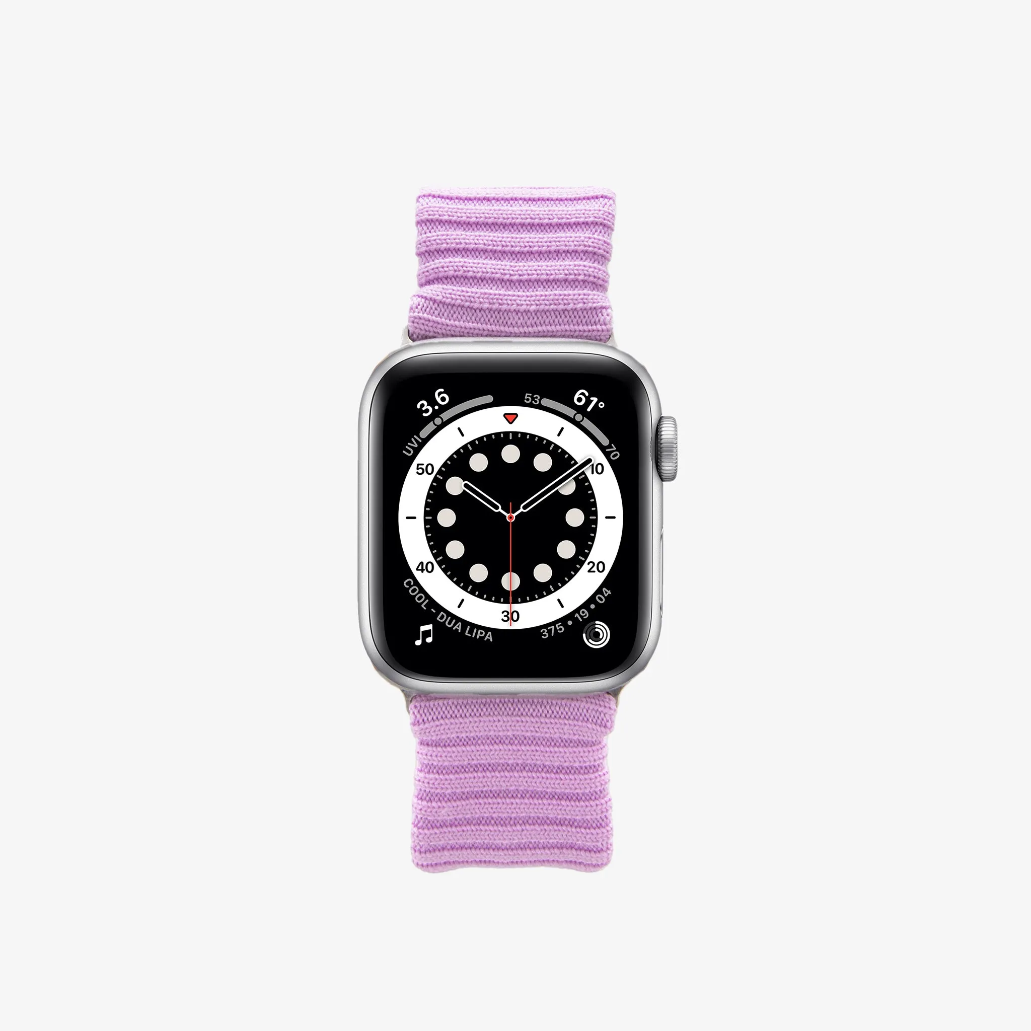 Secure fit Knit Apple Watch? Band - Lilac