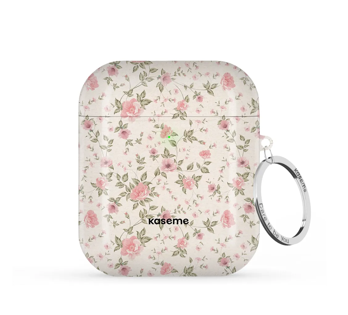 La Vie en Rose AirPods Case Flexible Silicone Design