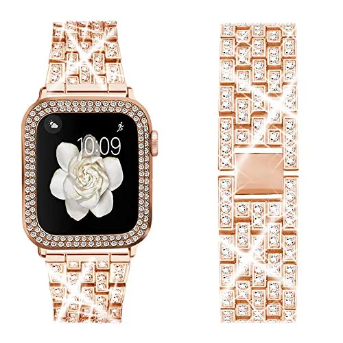 Luxury Appeal Design Ladies Diamond Strap & Case For Apple Watch