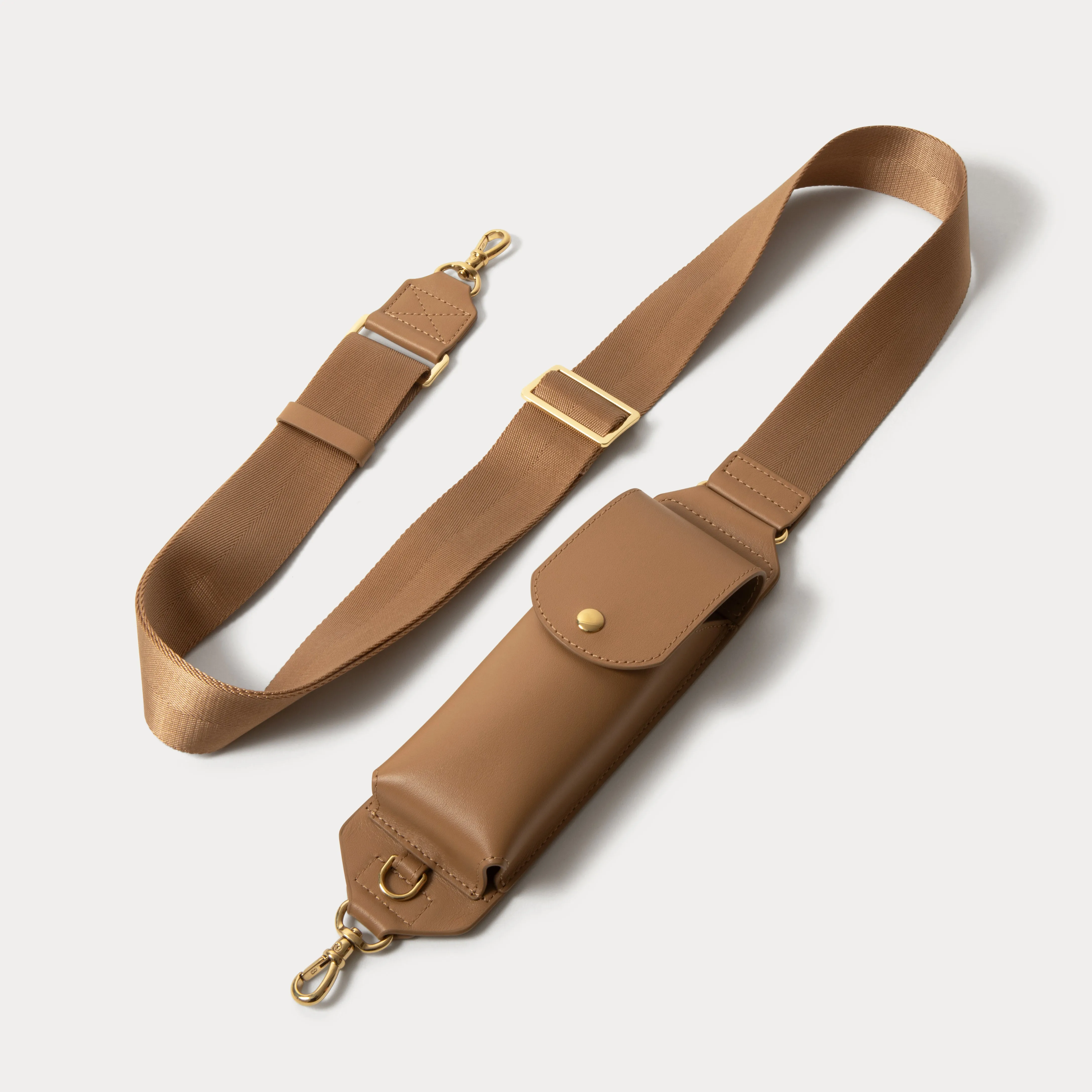 Leather Portable Gear Lana Sunglass Strap Only - Tan/Gold