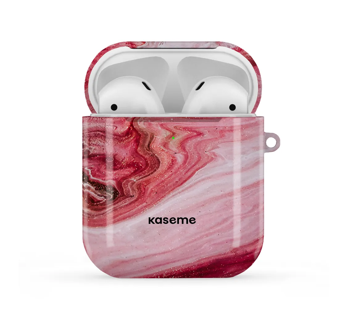 Lava AirPods Case durable commuter neon leather airpods case