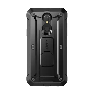LG Aristo 4  / Prime 2 Unicorn Beetle Pro Holster Case-Black Lightweight Frame Glossy surface