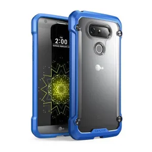 Outdoor Use Matte Surface LG G5 Unicorn Beetle Hybrid Protective Bumper Case-Blue