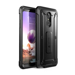 LG Stylo 4 Unicorn Beetle Pro Rugged Case with Holster-Black Durable Material Vivid Design Texture